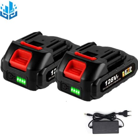 Pack de 2 baterías de 18V Li-Ion 128 VF para baterias para herramientas electroportatiles