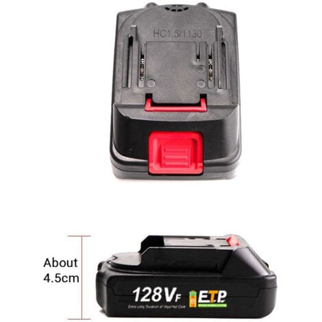 Pack de 2 baterías de 18V Li-Ion 128 VF para baterias para herramientas electroportatiles