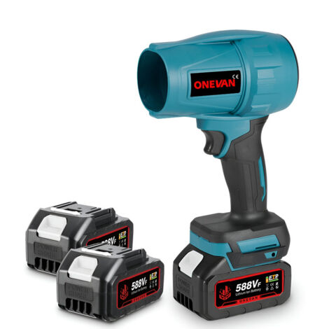 Soplador De Hojas Eléctrico Vinnyooc – Inalámbrico, 2 Baterías 1800 MAh, 22000 RPM, Ligero, Para Jardín Y Garaje