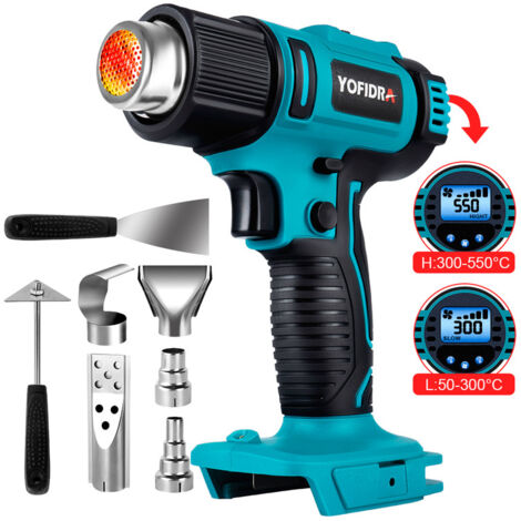 Pistola Silicone A Batteria Aprotii - Compatibile Makita 18V Per Cartucce 300ml - Foto 11