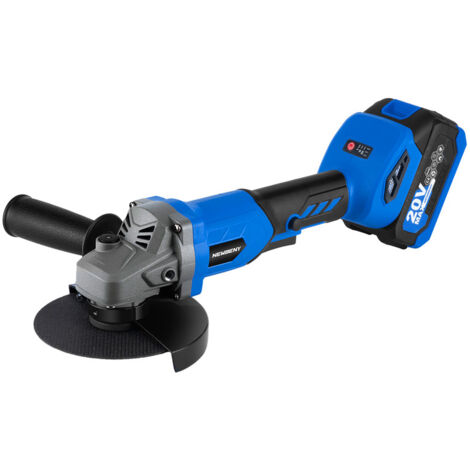 Smerigliatrice Angolare A Batteria Avhrit 125 Mm – 9000 Giri/min, Motore Brushless, 2 Batterie 4,0 Ah, Con 20 Accessori E Borsa