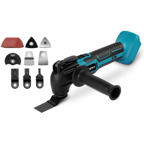Multiutensile Oscillante A Batteria Yofidra - 6 Velocità, 11000 Giri/min, Con 2 Batterie 2.0 Ah Per Taglio E Levigatura