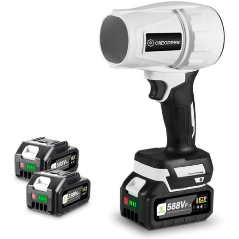 Soffiatori a batteria Senza spazzole Turbosoffiante Soffiaggio della neve con 2 Batterie(nuovo stile)