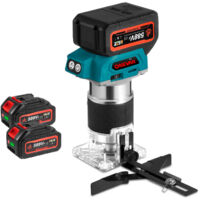 Taglierina manuale elettrica senza spazzole a 5 velocità 1600 W Cordless Router per la lavorazione del legno Incisore per la lavorazione del legno da tavolo