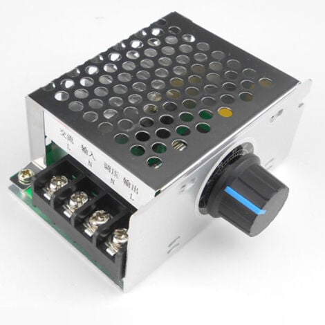 Régulateur de vitesse de moteur monophasé 220V AC Interrupteur de vitesse de moteur de ventilateur Variateur et régulateur de température