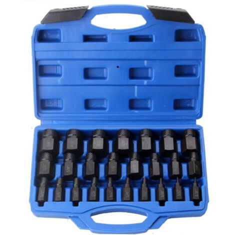 10-teiliges Bolzenausdreher-Set | Chrom-Vanadium-Stahl 3,2-10,3mm Für Schraubenentfernung