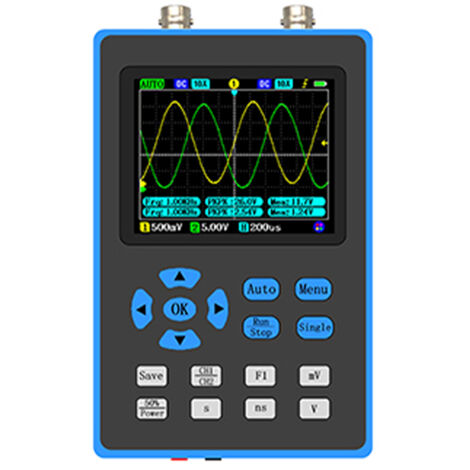 Digitales Oszilloskop 120 MHz - 2-Kanal Handgerät Mit 2,8 Zoll Display