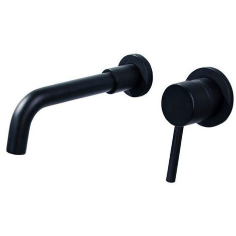 ROBINET DE LAVABO ENCASTRÉ NOIR SEM-1077B (1/5)