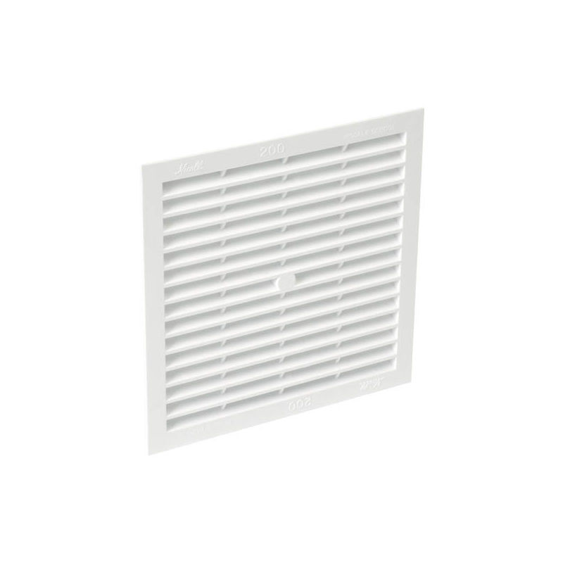 Grille de ventilation en applique rectangulaire pour façades type 200cm²  sable - NICOLL - 1GAPM2