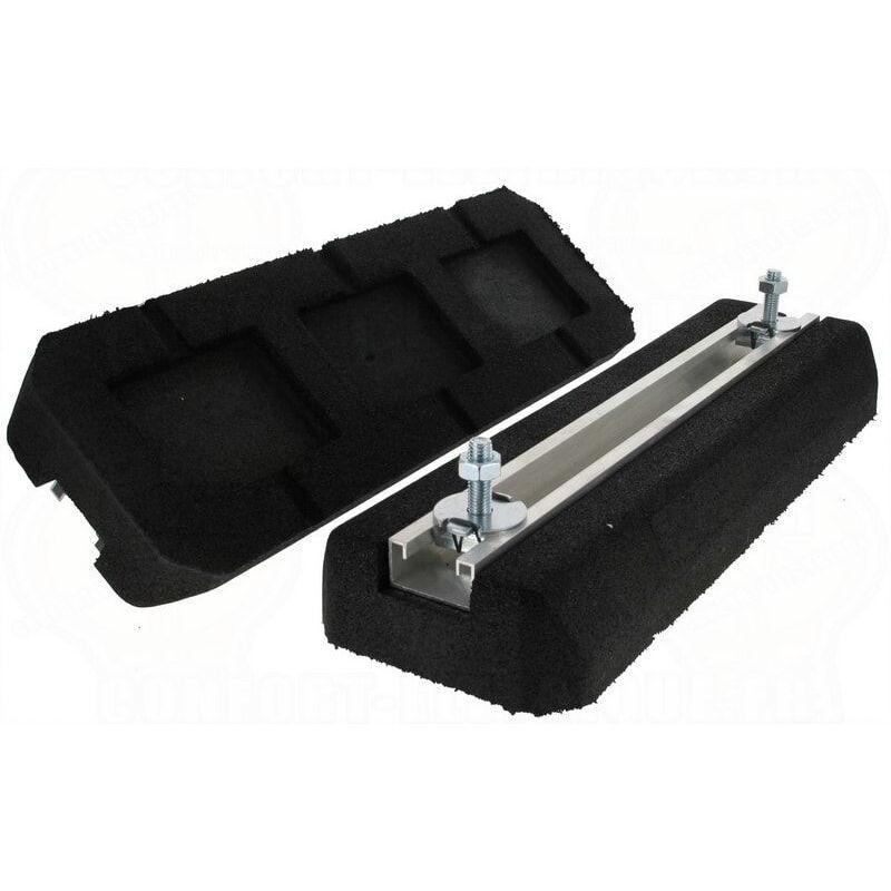 VILLCASE Lot De 4 Supports De Montage Anti-Vibrations Caoutchouc Pour Climatiseur Split Extérieur