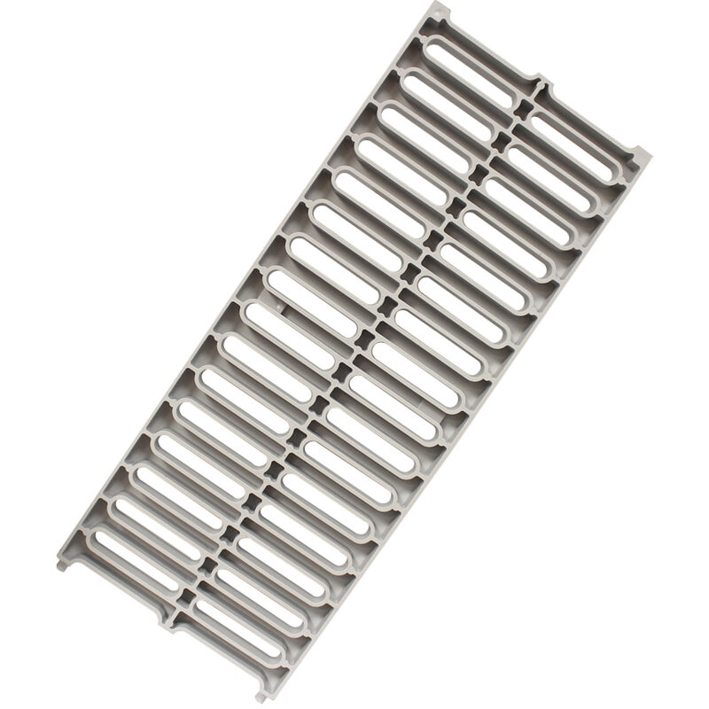 QUERGO Grille De Protection Vidange Carrée PVC Noir 150x150 Mm – Couvercle Anti-Débris Pour Gouttières, Canalisations Extérieures