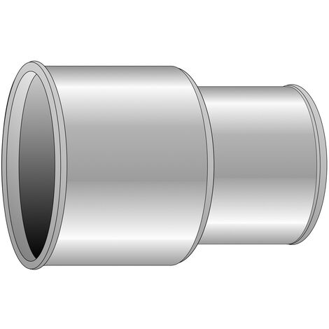 First Plast – Raccord d'évacuation PVC manchon réduit femelle femelle Ø50 x 40 mm – Emboîture à coller – Norme NF EN 1329-1 (1/5)