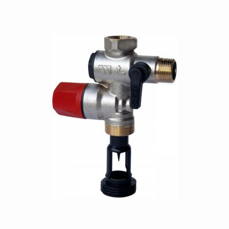 Watts – Groupe de sécurité laiton NF-ACS droit siège standard 1/2 – Filetage 15x21 – Tarage 7 bars – Pour chauffe-eaux jusqu'à 4 kW - standard-1 (1/9)
