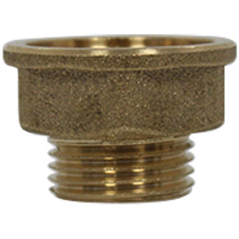2 Pièces Réducteur Laiton 1 Pouce à 3/4 Pouce, Adaptateur de Réduction Fileté Mâle/Femelle 32mm x 25mm avec Ruban PTFE 6m pour Conduites d'Eau/Gaz