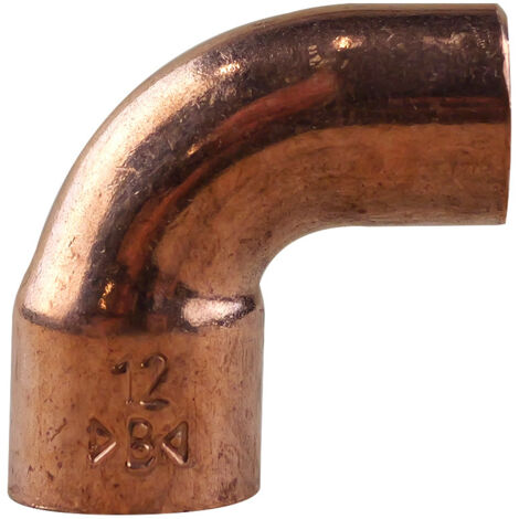Coude 90° cuivre à souder Mâle Femelle Ø12 (1/2)