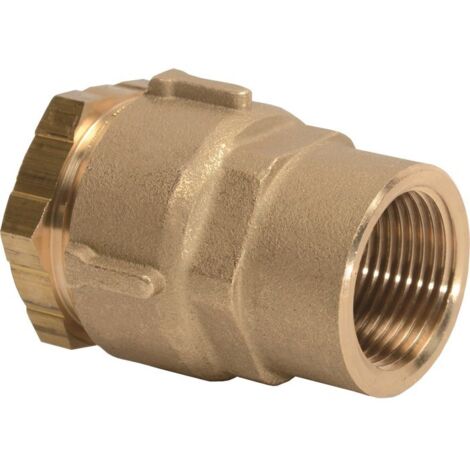 Huot – Raccord PE droit à serrage 1' – Diamètre 32 mm – Laiton conforme NF EN 1216X – Installation facile sans manchette