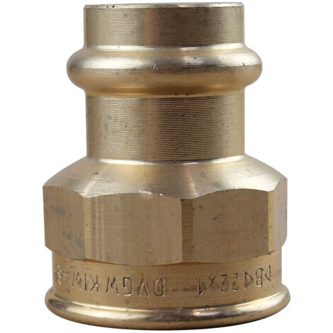 RACCORD DROIT FEMELLE À SERTIR Ø22 - 26X34 CONEX P4270G02208000 (1/3)