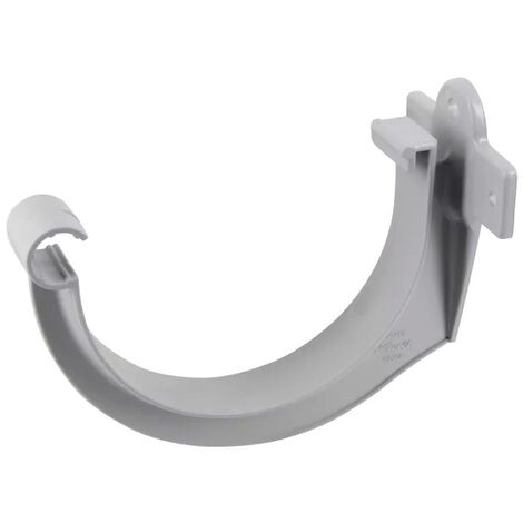 Nicoll – Crochet bandeau plastique 25 gris – Fixation gouttière en PVC – Installation solide et durable – Pour profilés de 25mm
