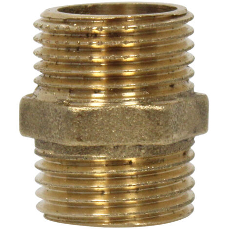 Raccord Bsp 1/2 Filetage Mâle PipeSan Raccord Rapide Geka 1 ¼ - Lot De 2 En Laiton - Filetage Adaptateur 1/2 3/8