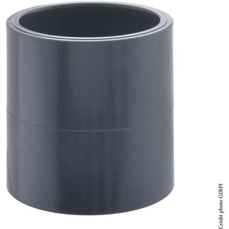 Manchon PVC pression femelle-femelle Ø32
