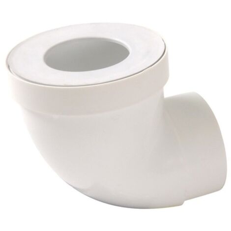 Nicoll – Pipe courte WC en PVC blanc avec joint élastomère – Raccord mâle emboîtable – Installation simple – CW33