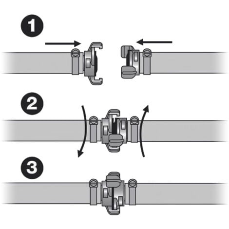 Raccord laiton express Mâle 3/4