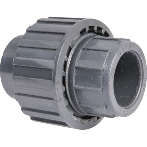 Girpi – Raccord d'évacuation PVC pression femelle-femelle Ø63 mm – Joint EPDM – Pression nominale PN 16 – Pour réseaux d'eau froide
