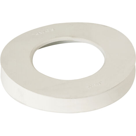 Nicoll – Joint pour WC Ø125mm – Élastomère blanc – Installation rapide sans outil – Compatible avec pipes standard