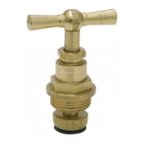 Sanitaire-Distribution – Tête de robinet laiton 3/4' – Filetage 20x27 – Joint d'étanchéité pour plomberie – Installation durable et efficace