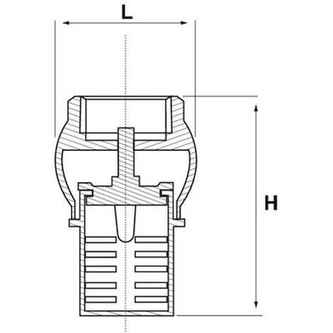 Crépine à Mailles Acier Inoxydable 14 Femelle 3/4 - Filtre Pompes Vivier Aération