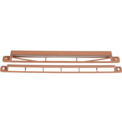 Nicoll – Kit aérau/acoustique bois clair module 22 – Isolement 36 dB – Adaptable sur mortaise 210x8 mm – Ventilation efficace pour espaces confinés