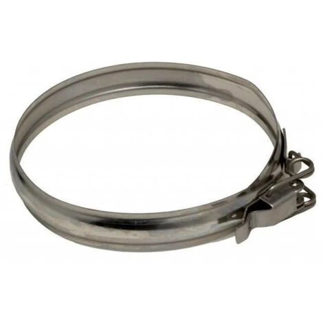 TEN – Collier pour fumisterie inox 316 180 mm – Élimine les risques de déboîtement – Applications chauffage et ramonage
