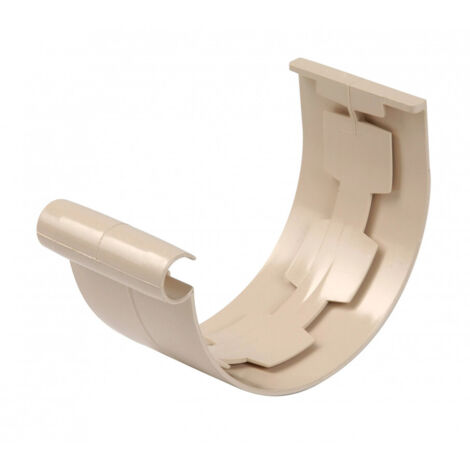 Nicoll – Jonction à coller 25 mm sable – Raccord pour gouttière PVC – Assemblage facile pour drainage efficace – Certifiée ISO 9001