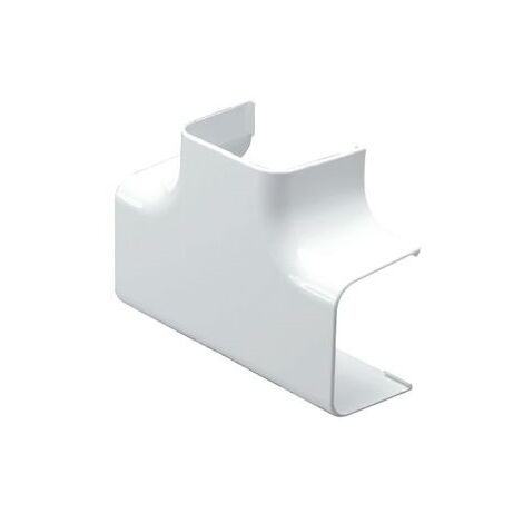 First Plast – Té de dérivation pour goulotte 80 x 60 mm – Couleur blanc – Compatible avec système Profil Freddo – Pour systèmes de climatisation
