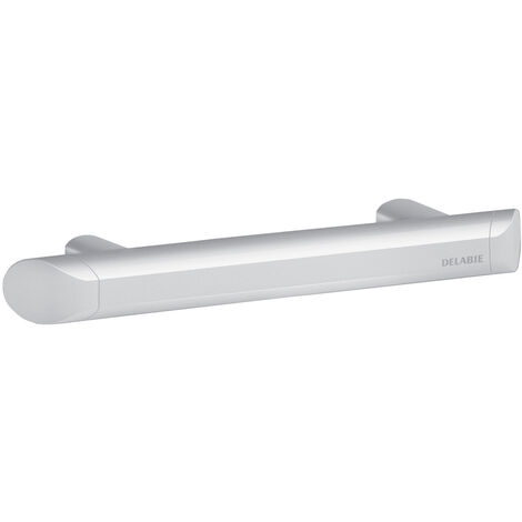 Delabie – Barre de maintien droite 300 mm – Diamètre 35 mm – Fixations invisibles – Testée à plus de 200 kg pour espaces confinés
