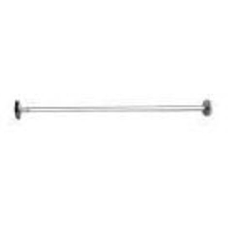 Barre inox extensible de 0,80 à 1,40m pour rideau de douche DELABIE 359 (1/2)