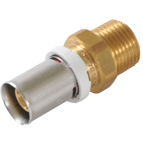 NICOLL Raccord multicouche Manchon à sertir fluxo Mâle Ø40-1"1/4