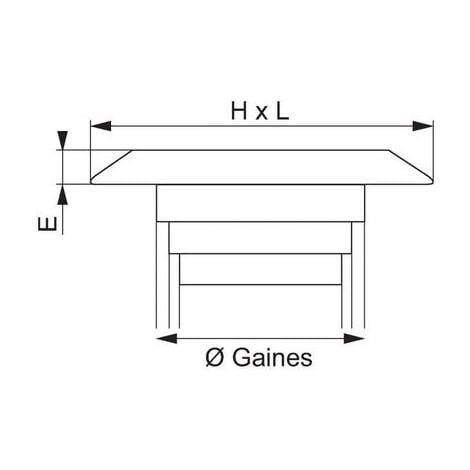 NICOLL Grille de ventilation carrée pour hotte de cuisine ou lave linge avec sortie d'air à volets mobiles, sable GOTS