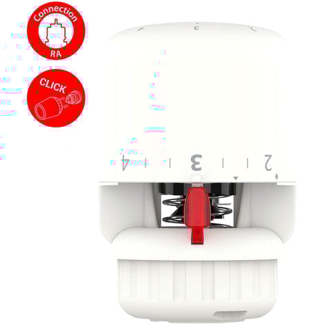 DANFOSS Tête thermostatique Aero pour corps RA, technologie gaz