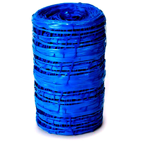 Grillage avertisseur bleu 30cm x 100m – Polyoléfine mono-orientée – Résistance à la traction > 300N – Pour réseaux d'eau potable – Courant - 30Mx100ml