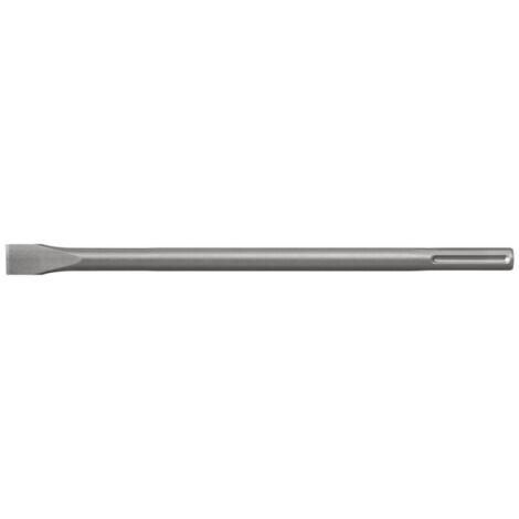 Fischer – Burin plat SDS Max 80mm – Longueur 400mm – Acier trempé pour démolition carrelage, plâtre et chape – Résistance élevée aux vibrations