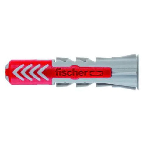 Fischer – Chevilles Duopower pour béton et brique – 6x30mm – Lot de 100 pièces – Installation facile – 555006
