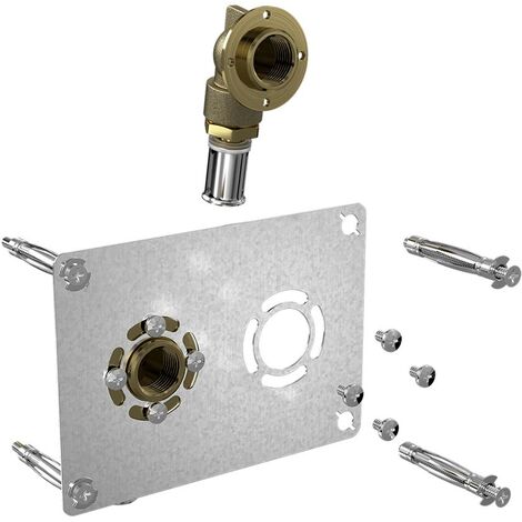 Watts – Sortie de cloison multicouche Ø16mm à sertir – Mâle 3/8 – Fixation raccord pour plaques de plâtre – Entr'axe 50mm (1/6)