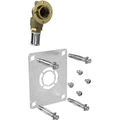 Watts – Sortie de cloison multicouche à sertir Ø16x2,0 – Femelle 1/2' – Entraxe 50 mm – Compatible avec profils de sertissage U, H, RF, TH