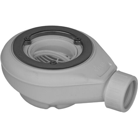 Roca – Bonde de douche Ø90mm ABS horizontale – Garde d'eau 50mm – Compatible receveurs Terran et Polo+ – Évacuation efficace des eaux usées (1/4)