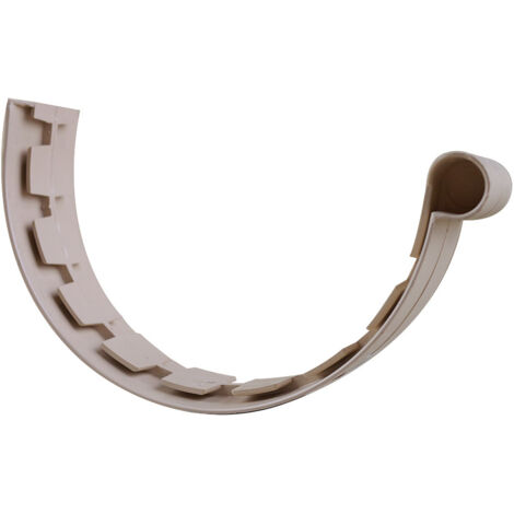 Jonction à coller PVC 33 demi-ronde - sable - First Plast