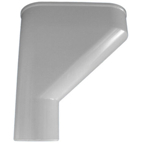 Jambonneau PVC gouttière 25 Ø80 - Gris - First Plast