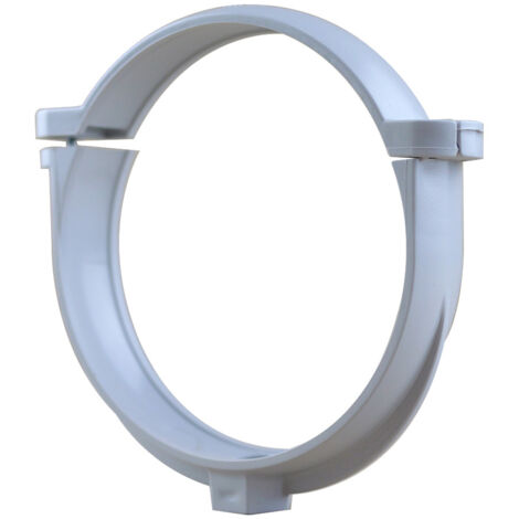 Collier bride pour tube de descente PVC Ø100 - gris - First Plast