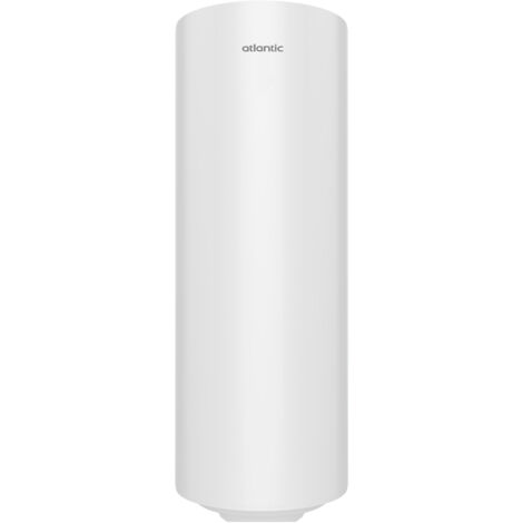 Atlantic – Chauffe-eau à accumulation 75L vertical mural – Résistance stéatite protégée – Thermostat électronique – 53014