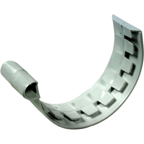 Jonction à coller PVC 25 demi-ronde - Gris - First Plast